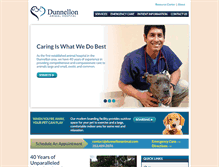 Tablet Screenshot of dunnellonanimalhospital.com